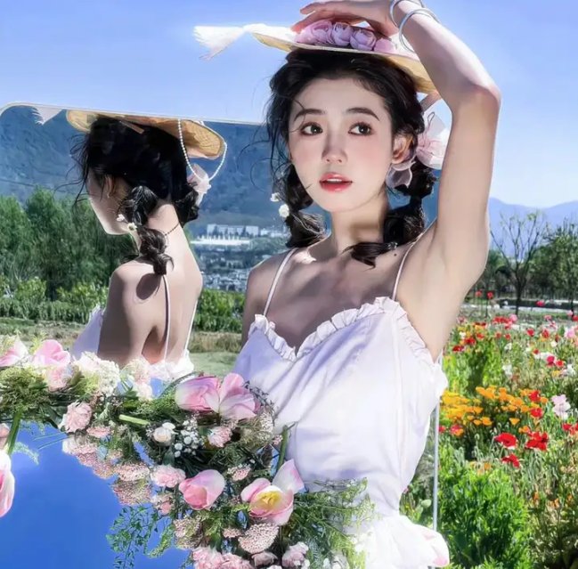 一张空白照片